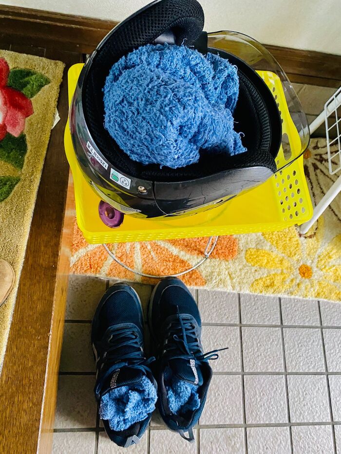 雨にあたって洗うほどではない程度の対処法