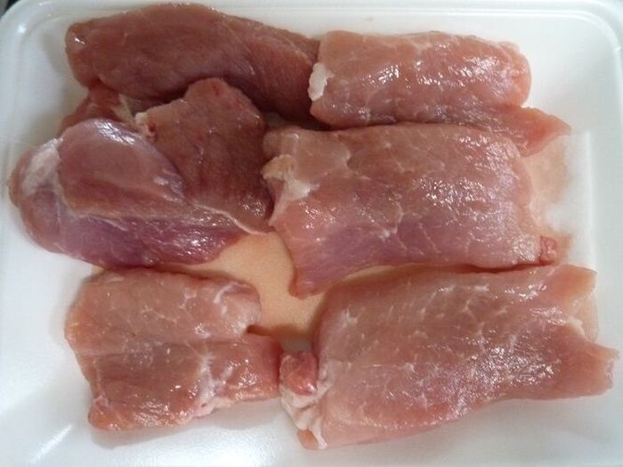 一口カツ用豚肉