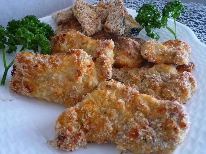 オーブントースターで焼くミラノ風一口カツレツ