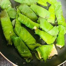 ベースの材料でもう一品!つくねと油揚げの大葉まき