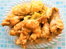 調味料1つだけ!手羽元とキャベツのさっぱり煮