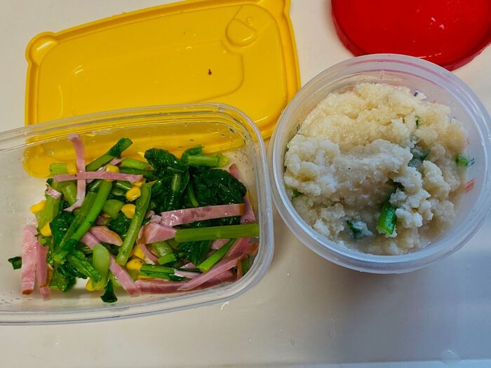 オマケ(かぶの茎を利用して)