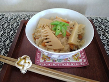 タケノコの炊き込みご飯