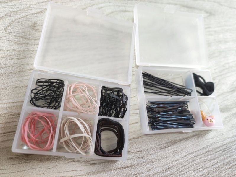 種類が沢山の「ヘアアイテム用ケース」として・・・