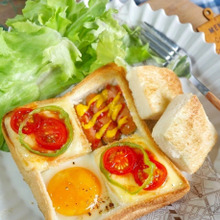 食パン1枚で作る♪幸せ~モーニングパンセット