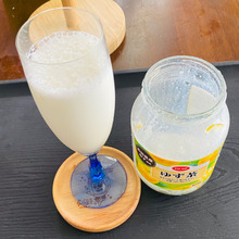 超簡単ゆずラッシー 無駄なく使い切る\(^o^)/