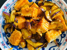 厚揚げも一緒に 麻婆茄子