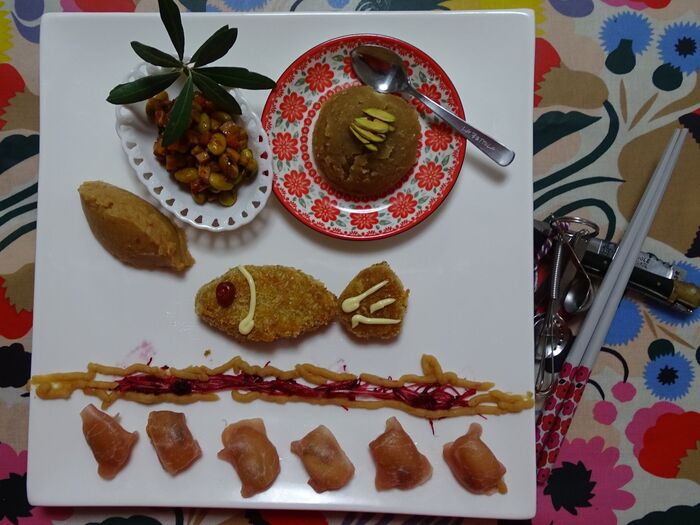 ひよこコロッケ、マーメード&paradise・・・・豆は元気の源!!