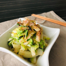 《5分》【白菜だけ】鰹節たっぷり味噌マヨ和え