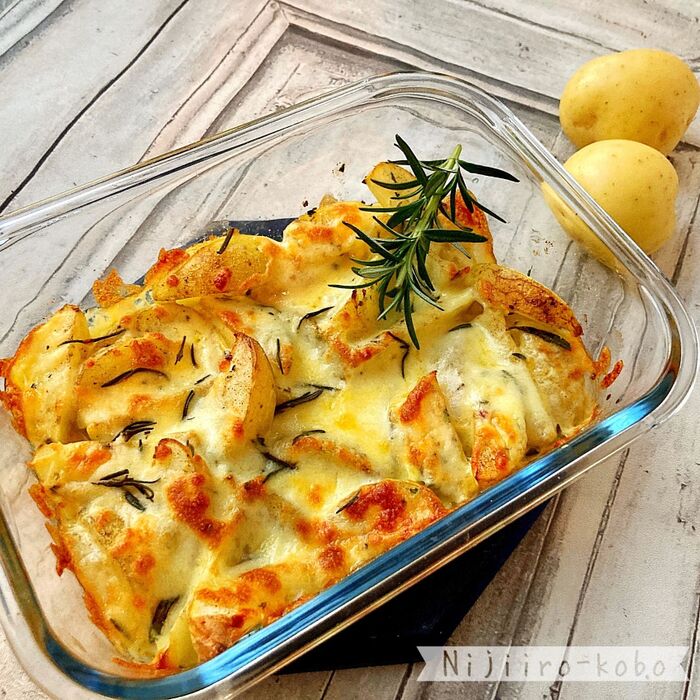 オーブン任せ♪とろとろチーズのベイクドポテト