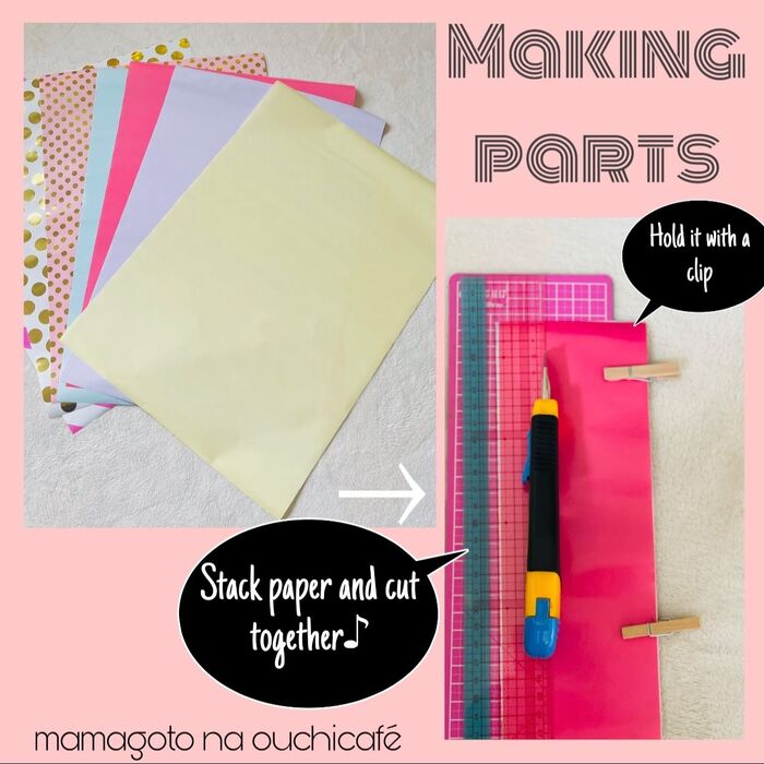 まずはパーツの下準備♪