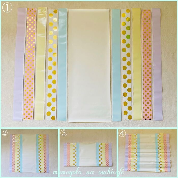 貼り合わせてベース作り♪