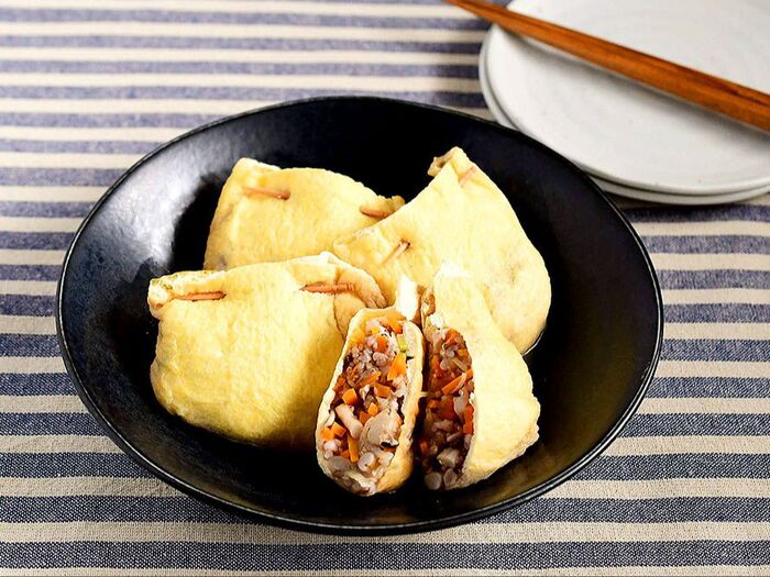 【キレイノモト巾着煮】便利な野菜だし使用!