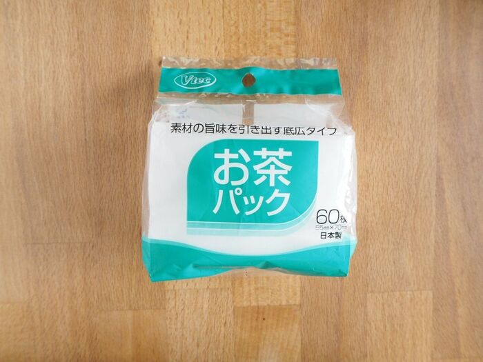 お茶パックから「茶葉出ちゃう問題」を一発で解決!