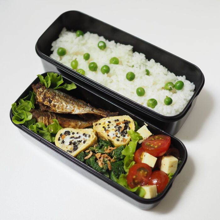 【受験フードなジミ弁】午後の集中力Upのためにリラックスお弁当