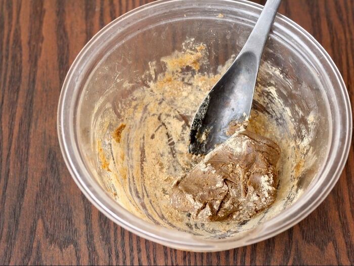 生地をまとめる。