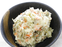 みんな大好きポテトサラダ☆昆布で簡単にアレンジ♪