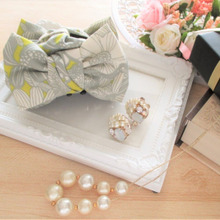 布で作る!!ダブルリボンのバンスクリップ