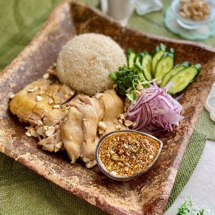 火を使わずにごちそう!炊飯器におまかせカオマンガイ