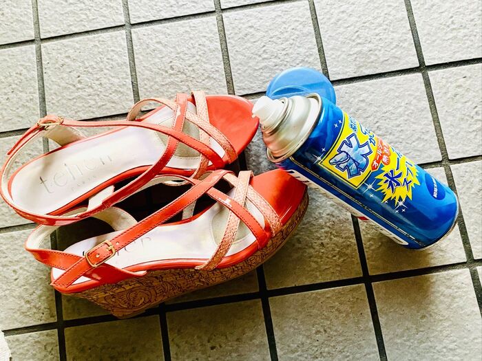 暑さは足元から対策!瞬間冷却コールドスプレー(*^◯^*)