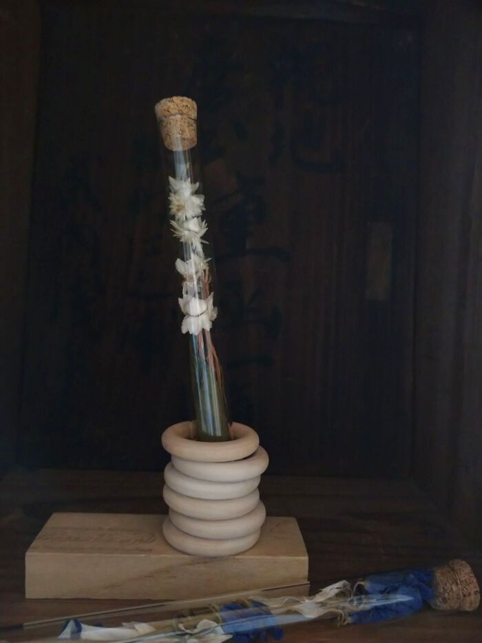 試験管立て?!にも( *´艸`)