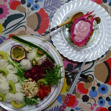 🎼.•*¨*•.•*¨*•.¸¸🎶 サラダそうめんトロピカーレ 💛💜💕💖💓💞