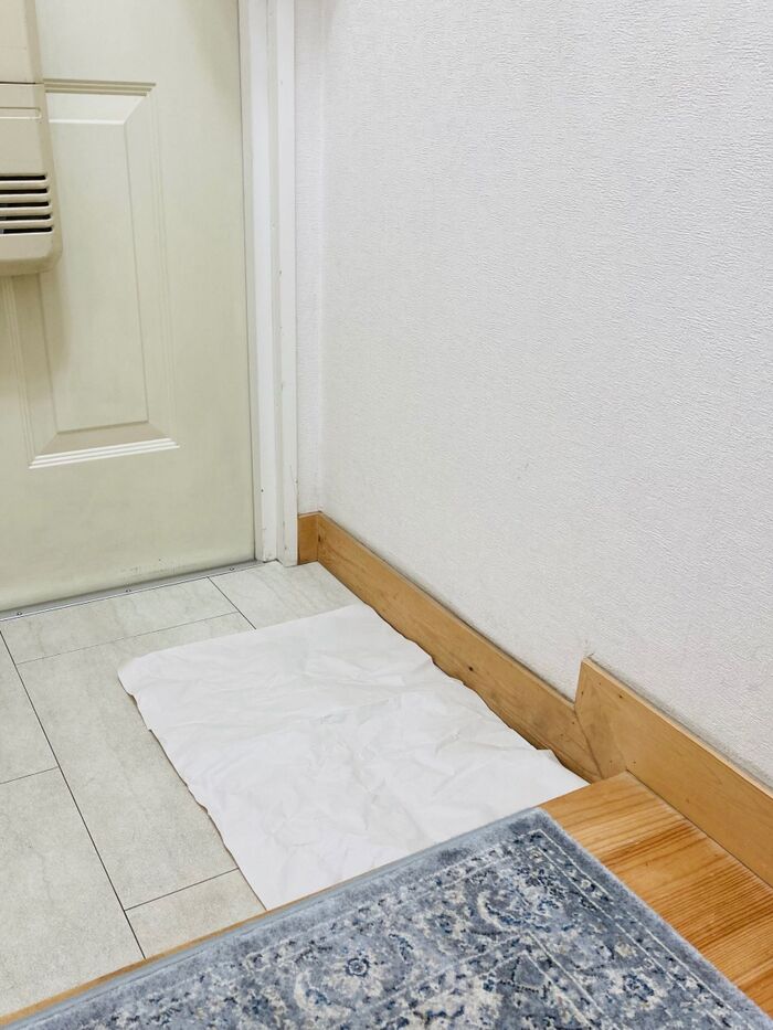 雨の日の玄関に。