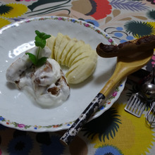 タマリンドヨーグルト/バナナ添え 本日の夕食