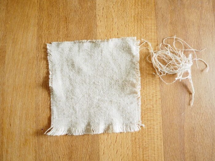 縫わずにフリンジにしちゃいますw