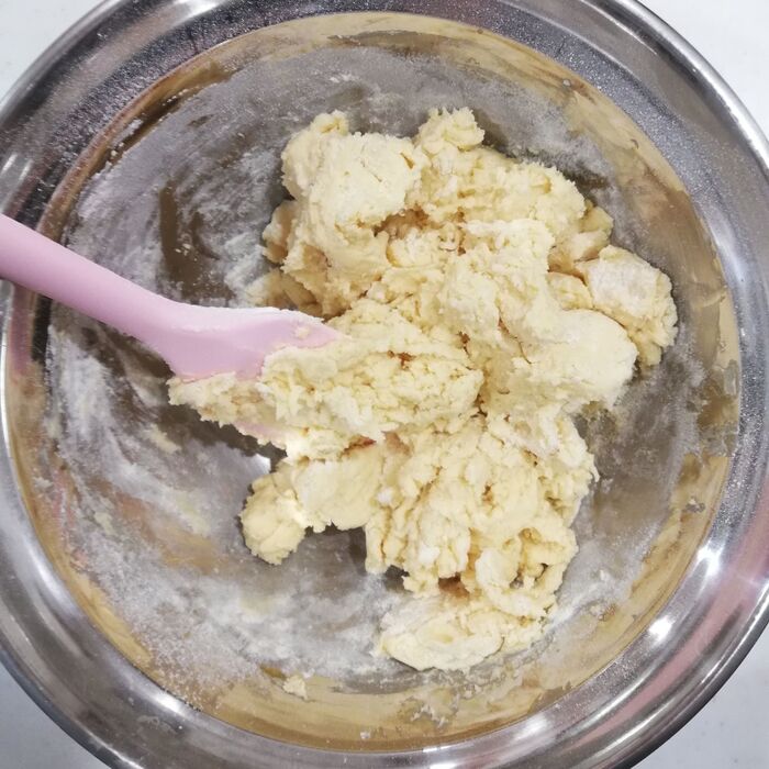 ⑤粉類を加える