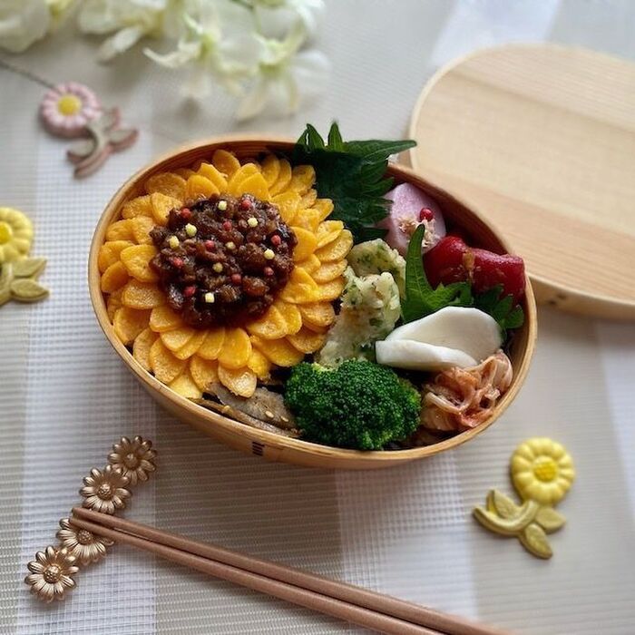 我が家の夏の定番!ひまわり弁当