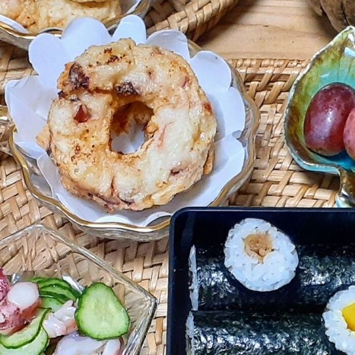 ベーグル!?ドーナツ!?ではありません!のり巻き弁当とおかずです!