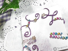 100均ワイヤーで可愛いクリップ