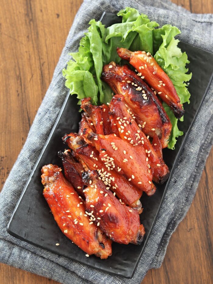 トースターで簡単!ヤンニョムチキン【下味冷凍レシピ】