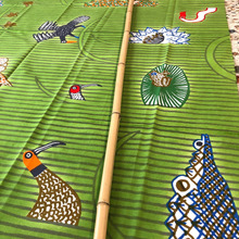 marimekko大判生地を壁にかけてみた♪