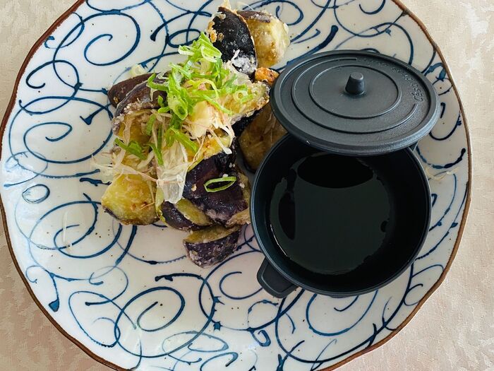 太鼓判!茄子の竜田揚げ♪
