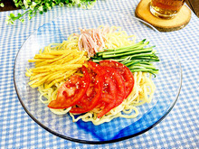 【冷やし中華】便利な野菜だし使用!