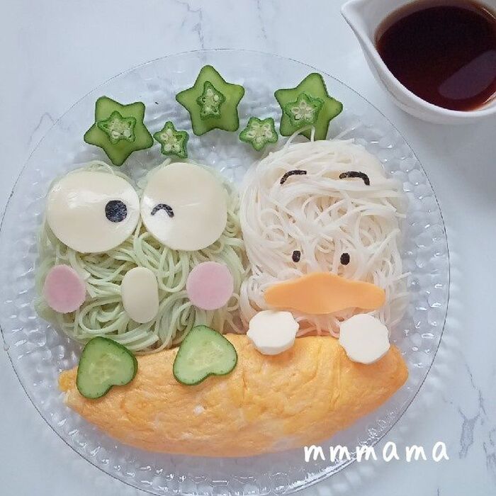 サンリオそうめんプレート④ケロッピ&ペックル