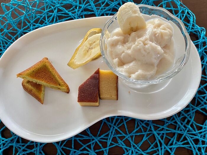 冷んやり!パンナコッタキャラメルピスタチオ風味