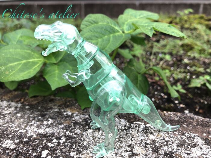 動く♪クリア素材のティラノサウルス