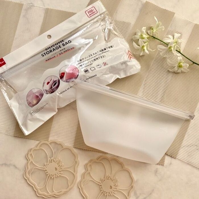 ダイソーのシリコーン保存バックが便利すぎる〜