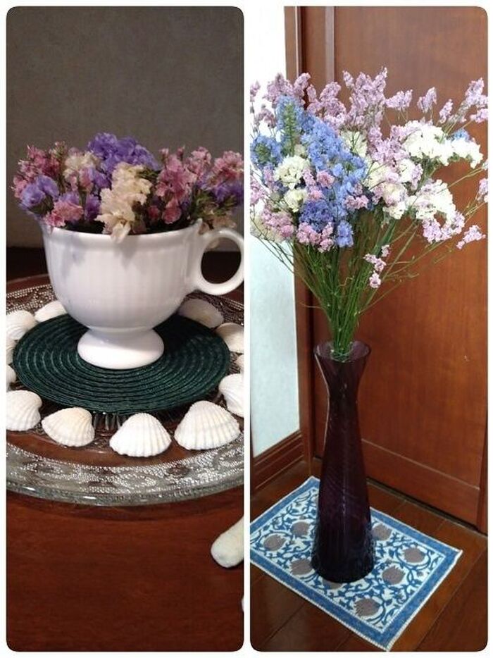 ドライフラワーなら世話いらず