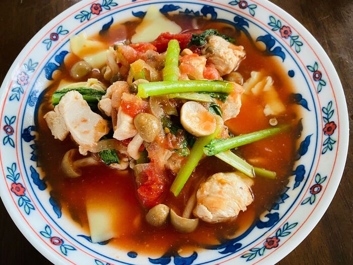 あつあつトマト煮込み♪で新陳代謝を活発に!