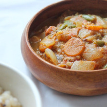 夏野菜たっぷり!塩麴スパイスカレー