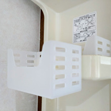 【ダイソー】冷蔵庫の収納グッズで洗面台の収納力アップ!