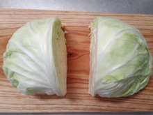 キャベツのざく切り、何が正解?!我が家はこのやり方に決めました♪