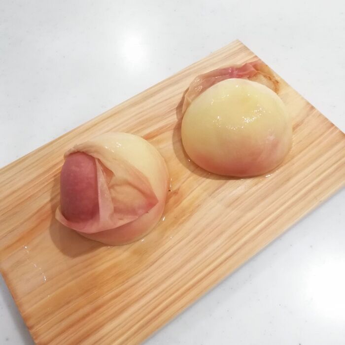 ⑦桃のコンポート