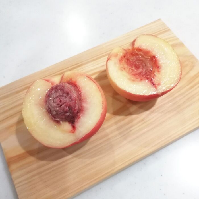 ③桃のコンポート