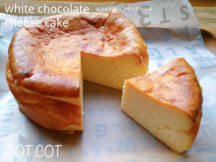 ★これ以上ないリッチ‼ホワイトチョコレートのチーズケーキ★
