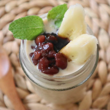 ひと晩漬けるだけ!きなこ豆乳で和風バナナ味